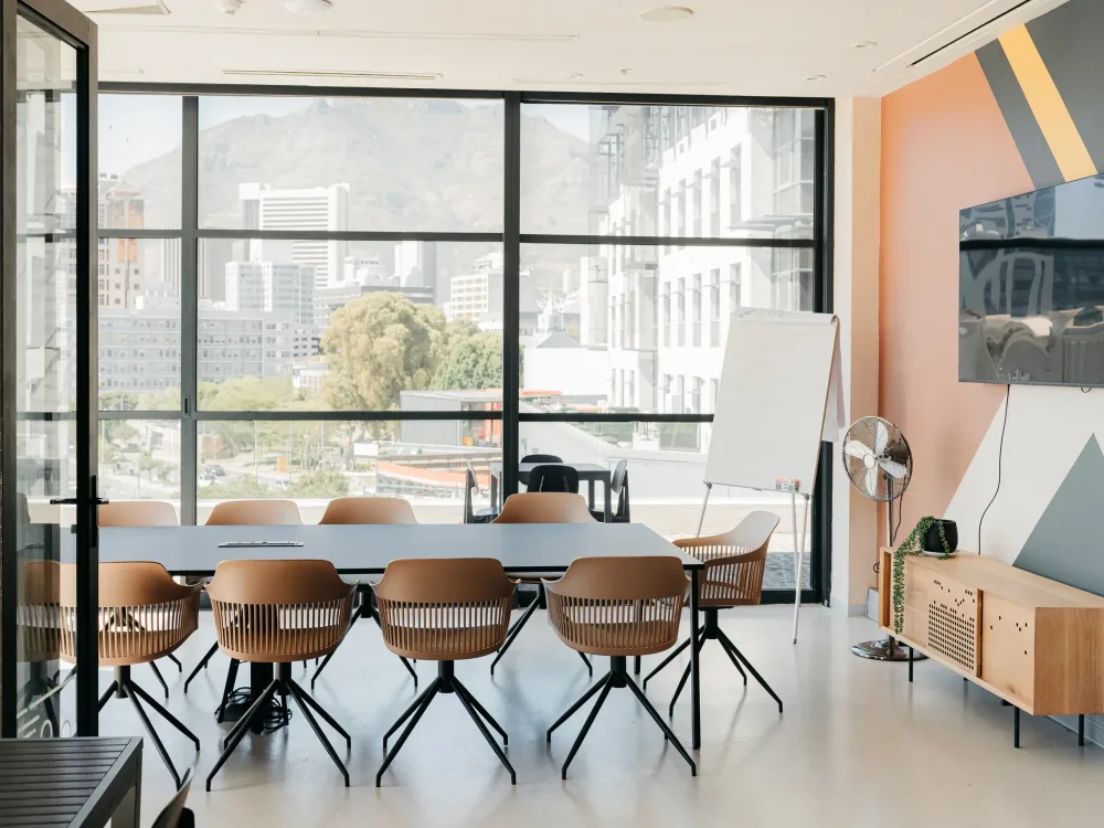 Flexible conference room available for rental